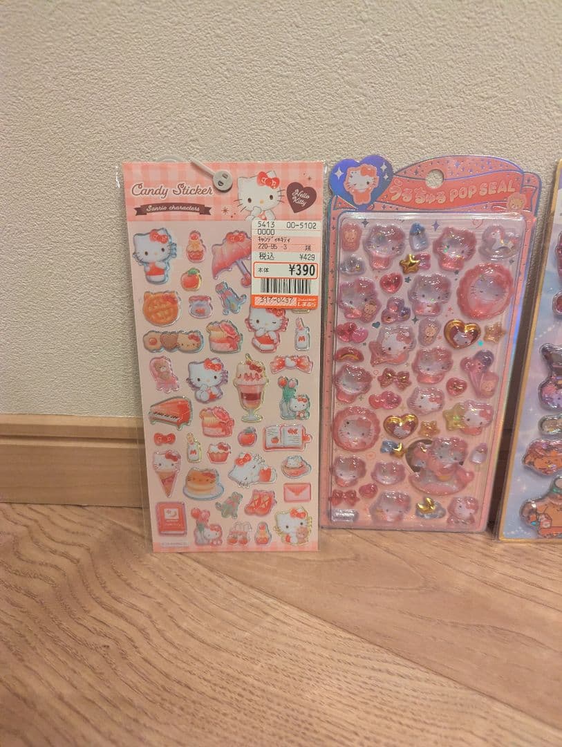 キャラクター・スイーツシール5枚セット