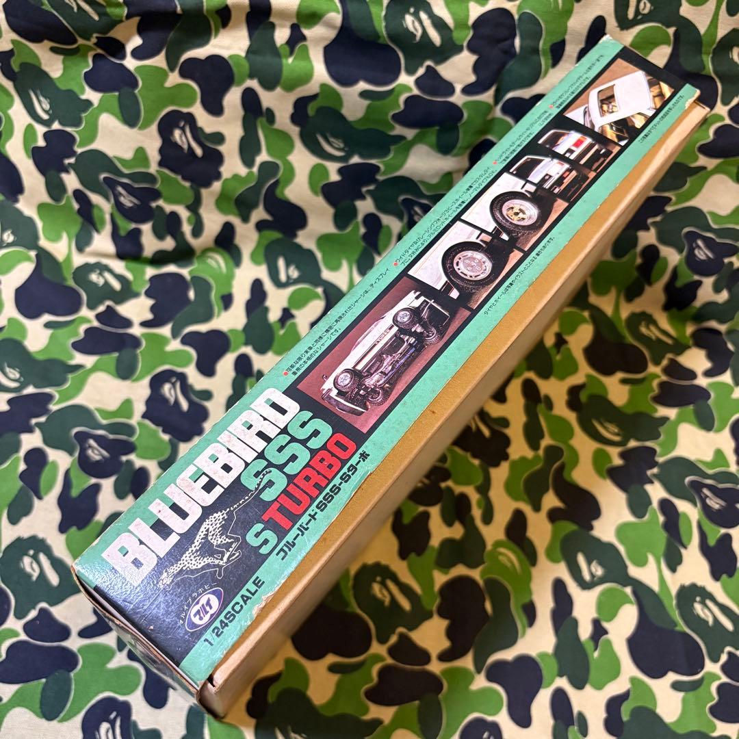 マルイ1/24 ブルーバード SSS-S ターボ ホワイトボディー ニッサン