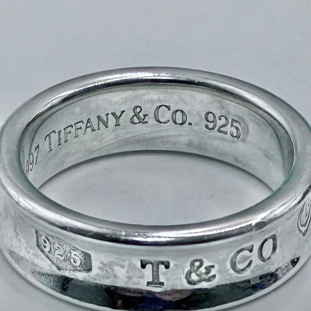 【大きいサイズ】ティファニー 20号 ナローリング シルバー 美品