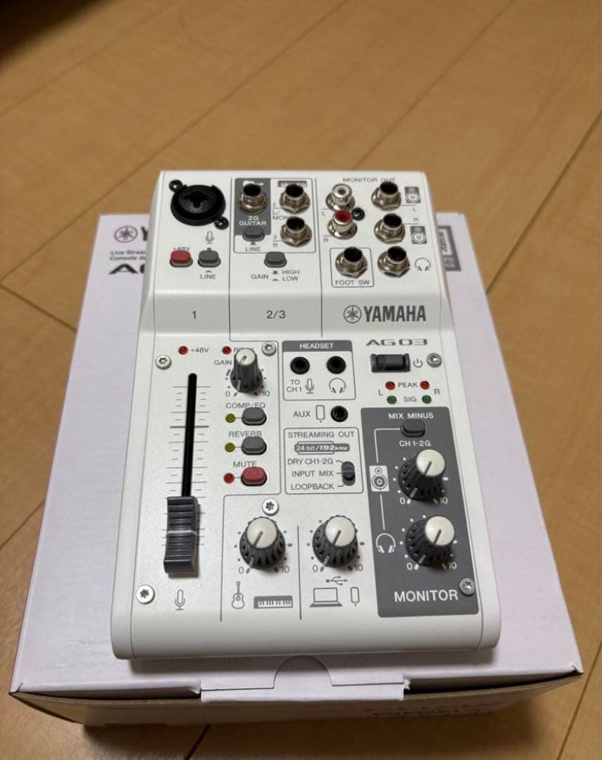 【本体美品】YAMAHA AG03 MK2 オーディオインターフェイス