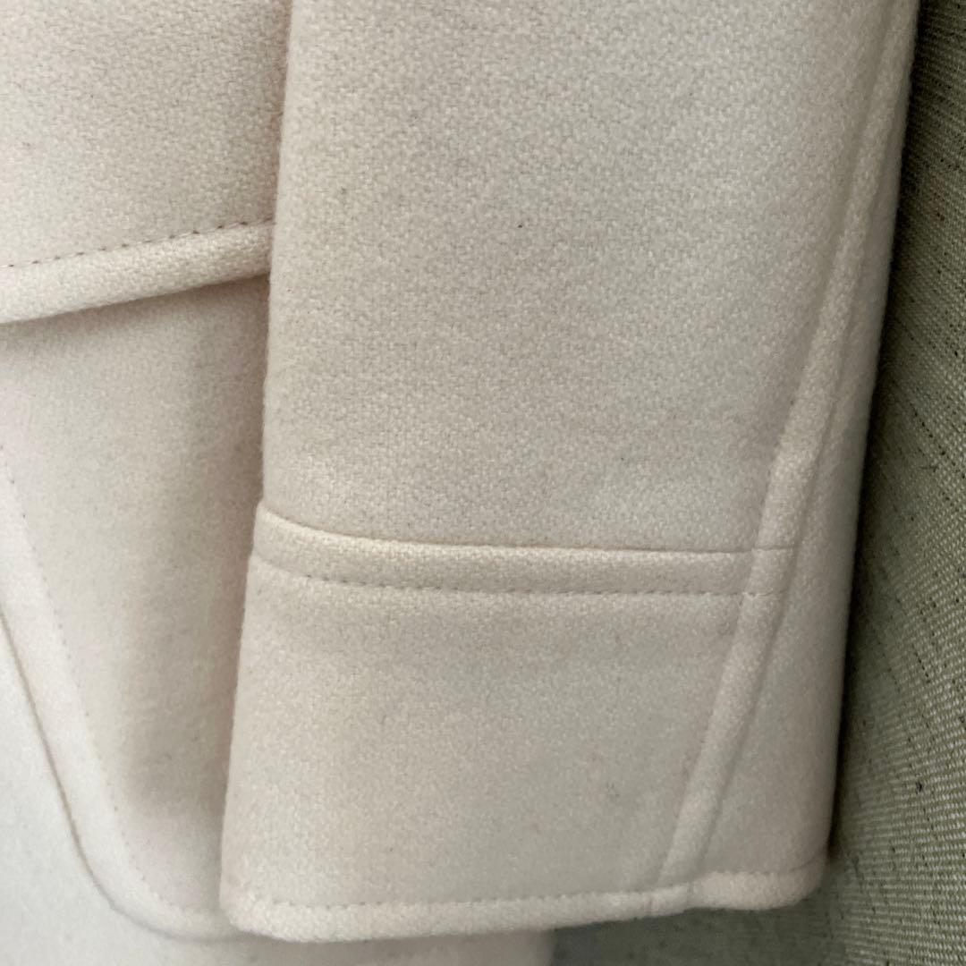 BURBERRY 150 アイボリーカシミヤウールコート