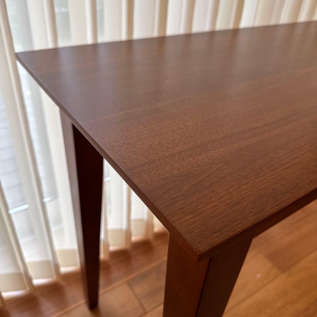 【完成品・組立不要】グレイス幅120cmスリムデスク天然木引き出し