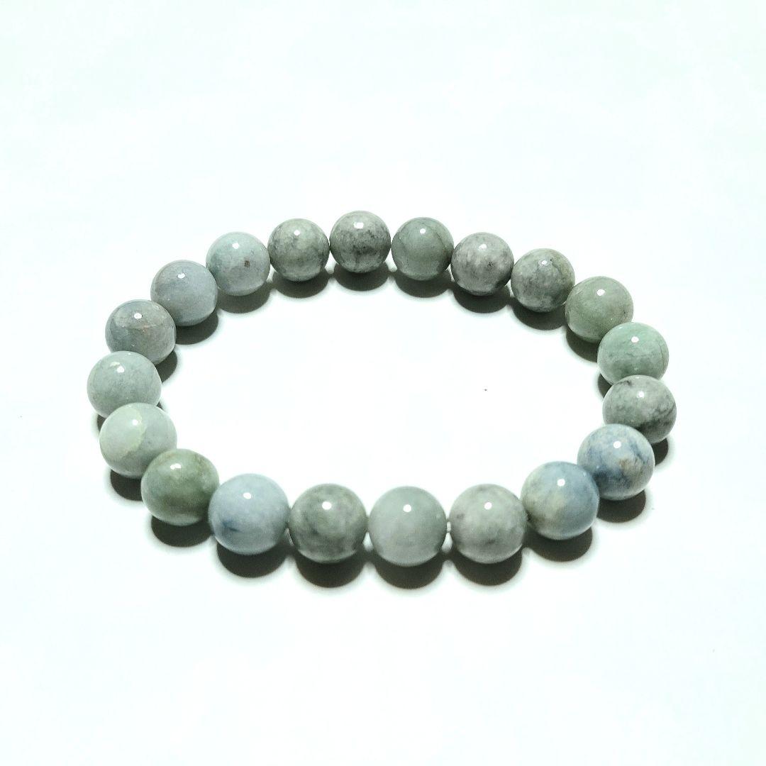 10㍉玉:サイズ16~17cm　糸魚川翡翠ブレスレット　BR0021