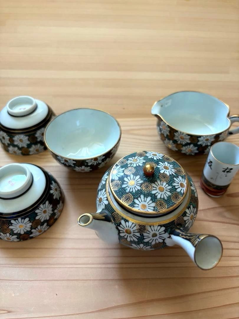 九谷焼　煎茶茶器揃え