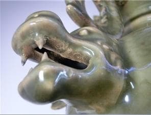 花瓶●龍尽くし 古い中国古美術 龍耳付き みごとな飾り 唐物 骨董品 希少■