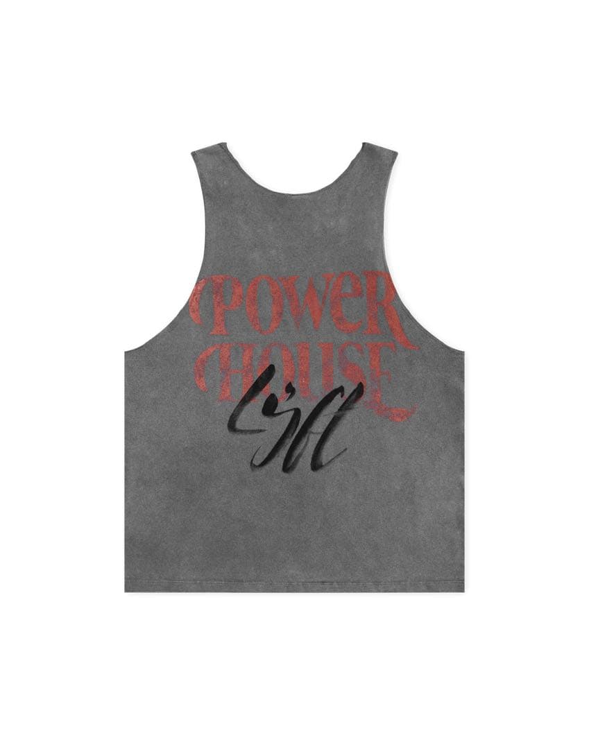 【ゆーとさま売約済】LYFT パワーハウスジム タンクトップ Sサイズ Dグレー