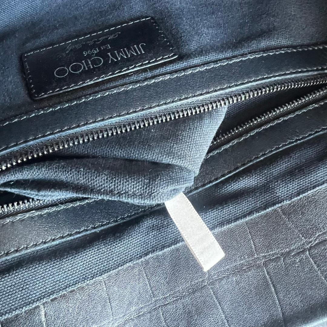 ⭐️JIMMY CHOO⭐️ジミーチュウ クロコ型押し スタースタッズ