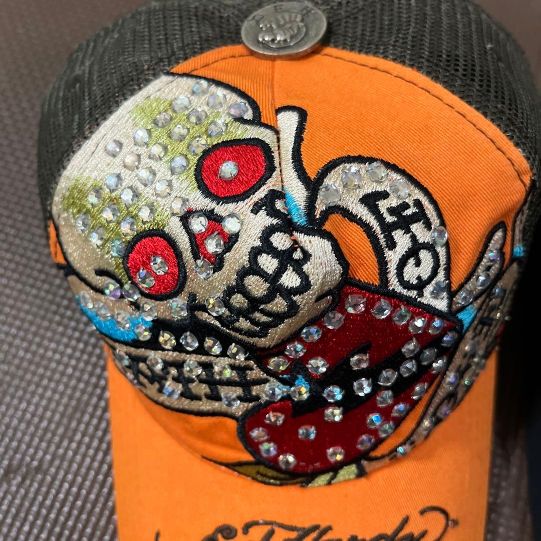 Ed Hardy スカルデザインキャップ　ハワイ購入