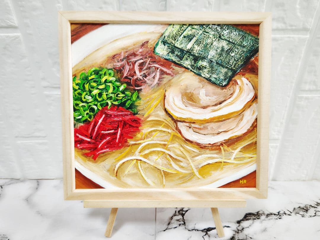 油絵 絵画【福岡ラーメン】