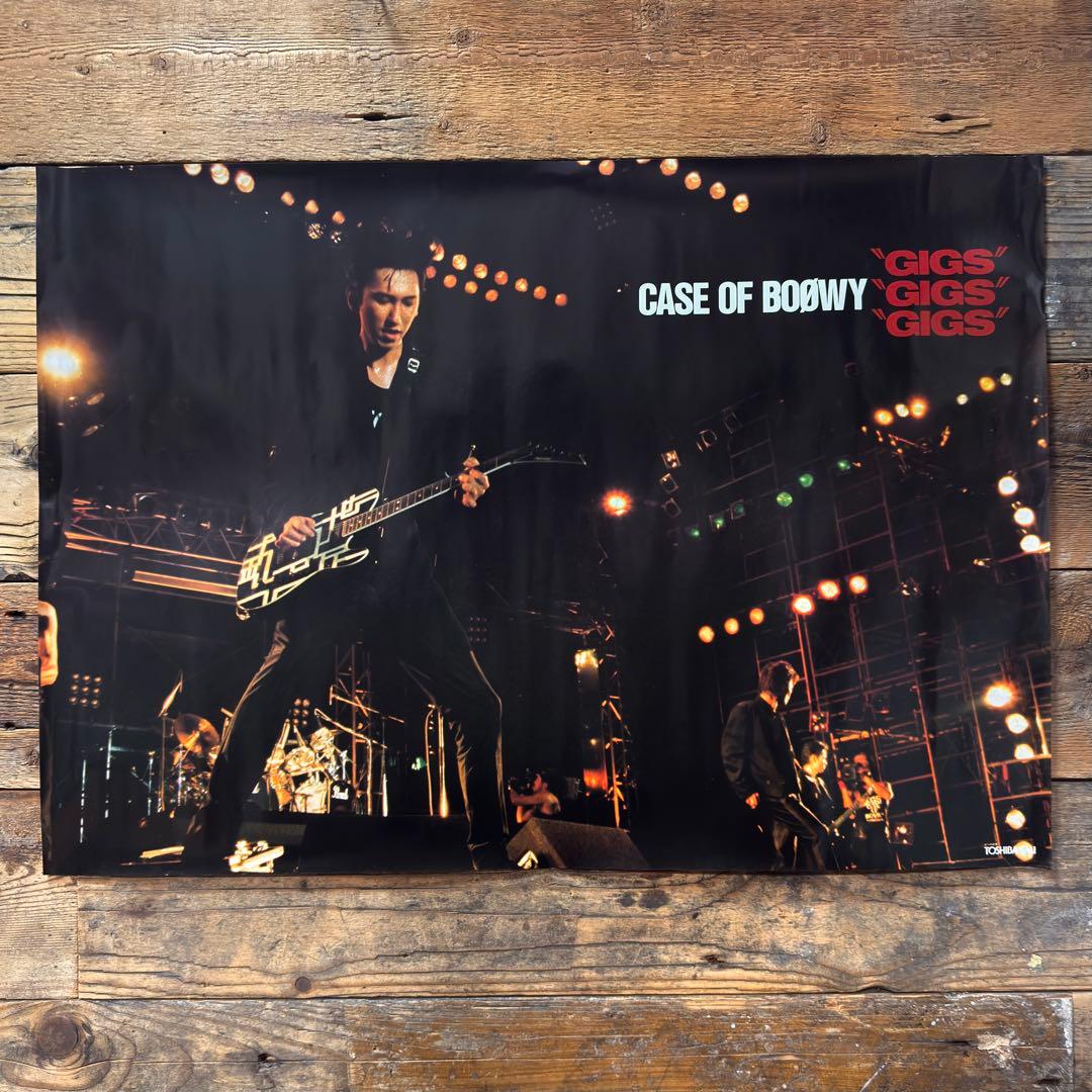 【非売品】　BOØWY　GIGS CASE OF BOOWY　布袋寅泰　ポスター