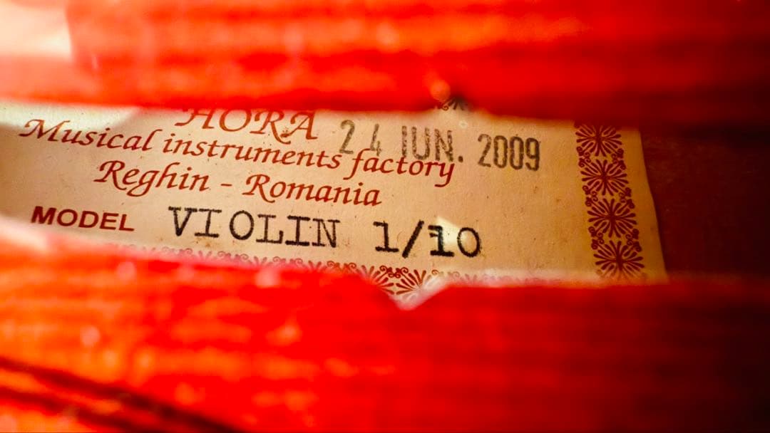 ◾️分数バイオリン 1/10◾️Hora Reghin＊ルーマニア製＊2009年製