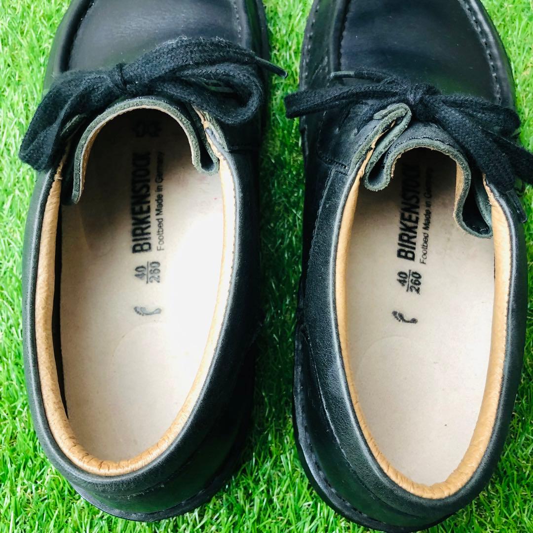 【着用1回】BIRKENSTOCK パサデナ レザー 本革 厚底 26