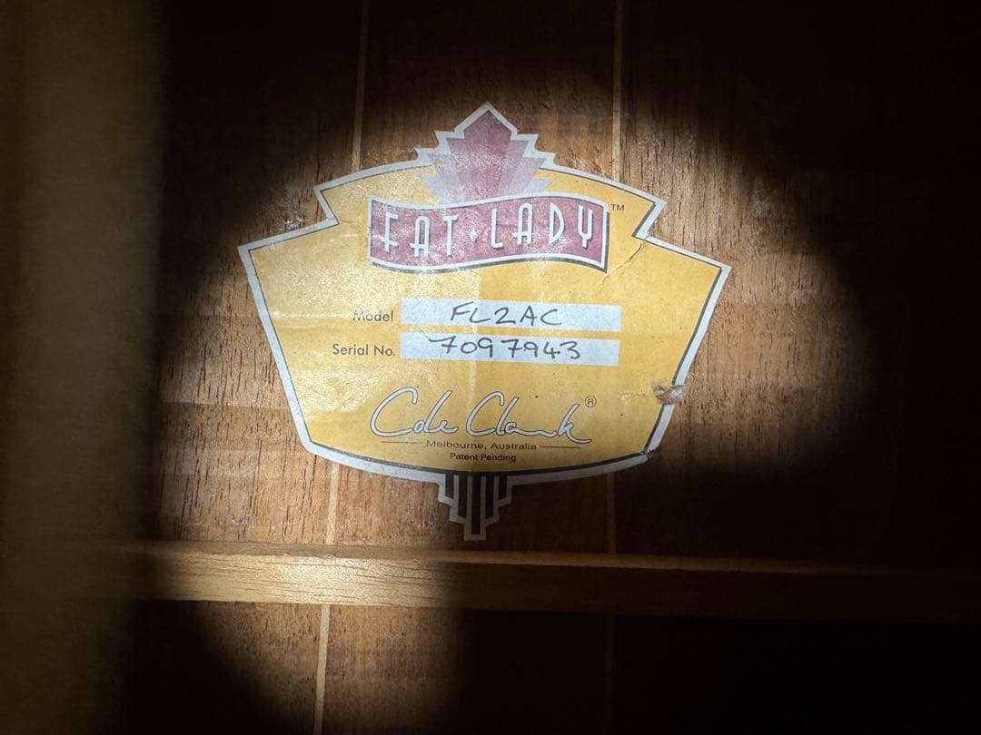 Cole Clark FL-2AC 2007年製