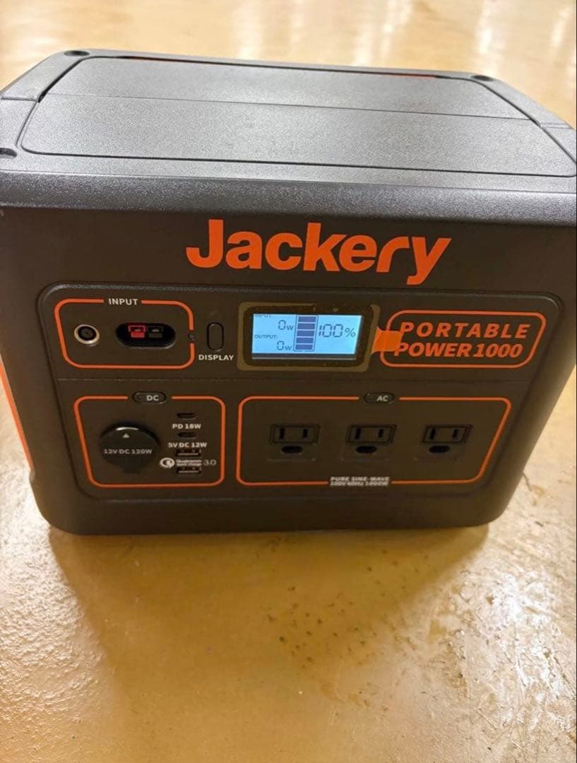 Jackery Portable Power 1000 1002Wh ※西日本用