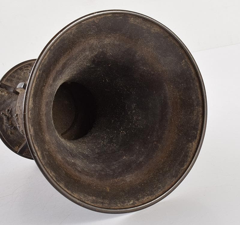 中国　古銅宣徳銅　神獣雷文瓢　M　R4924