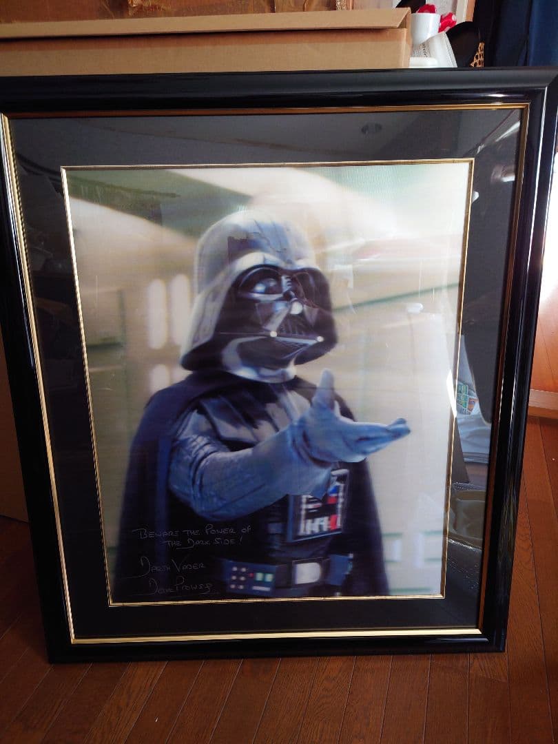 Star Wars Darth Vader　メッセージ&直筆サイン