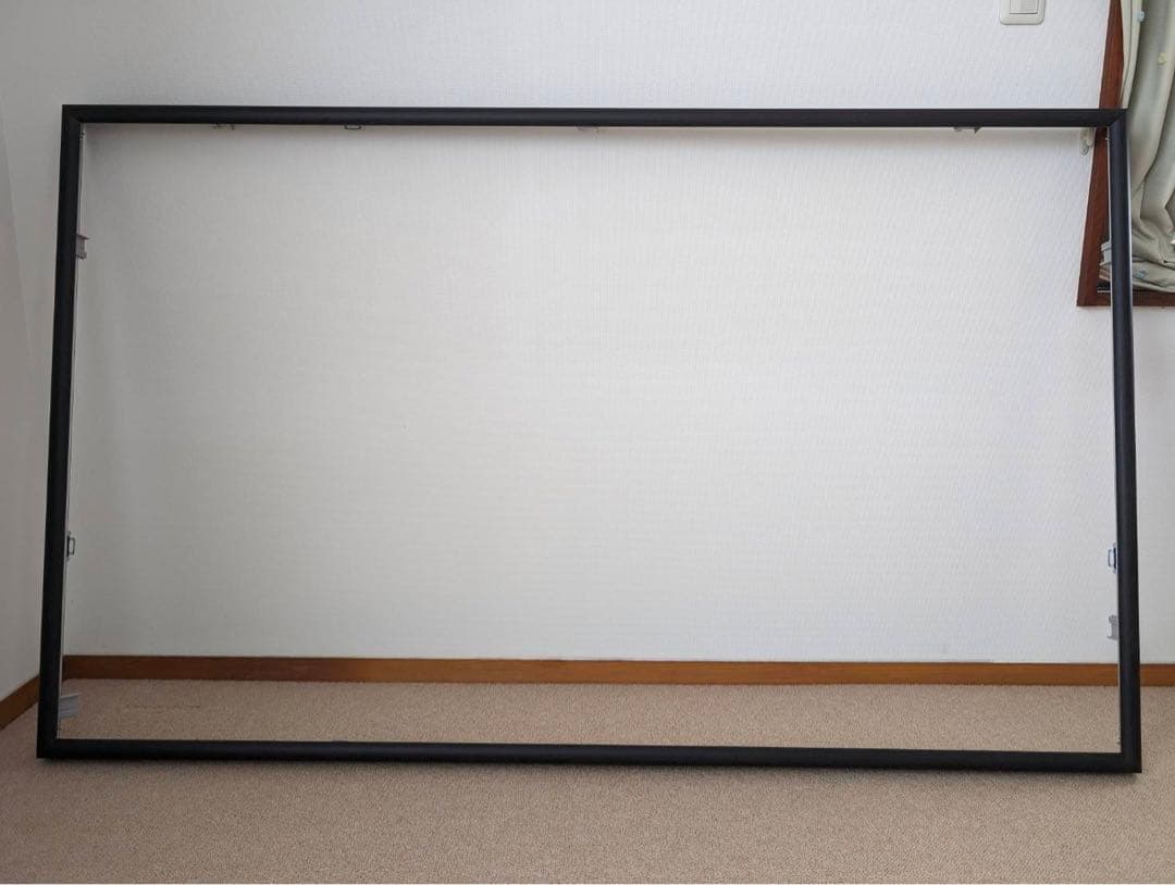 【値引き可】アルミ　額縁　M100号 黒　油絵　アクリル絵具