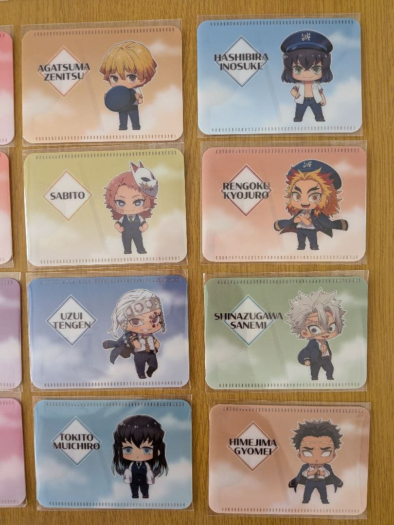 鬼滅の刃　成田アニメデッキ　特典パスケース　全32種　フルコンプリートセット