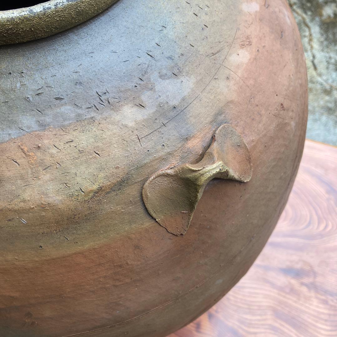 旧家蔵出し　かなり大きな壺　年代物