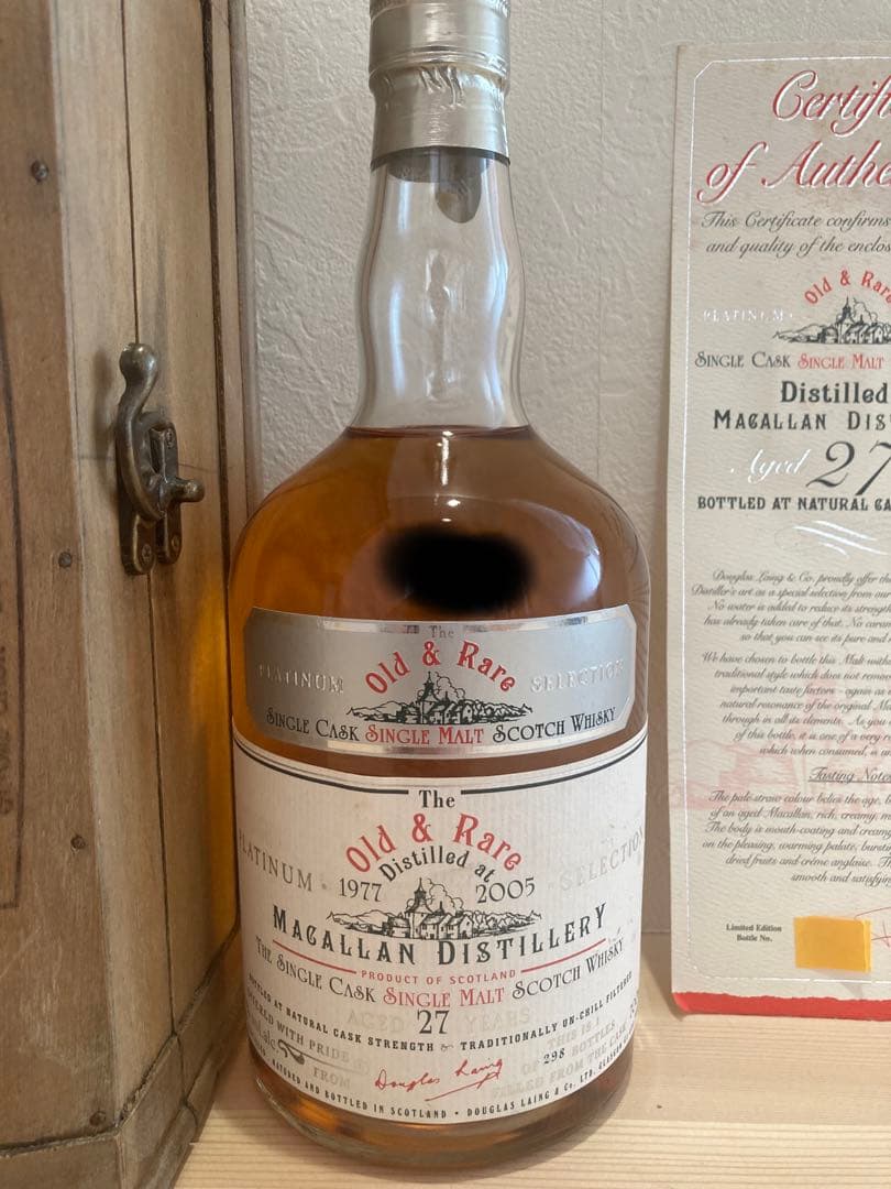 マッカラン ダグラスレイン オールド＆レア プラチナム27年 1977