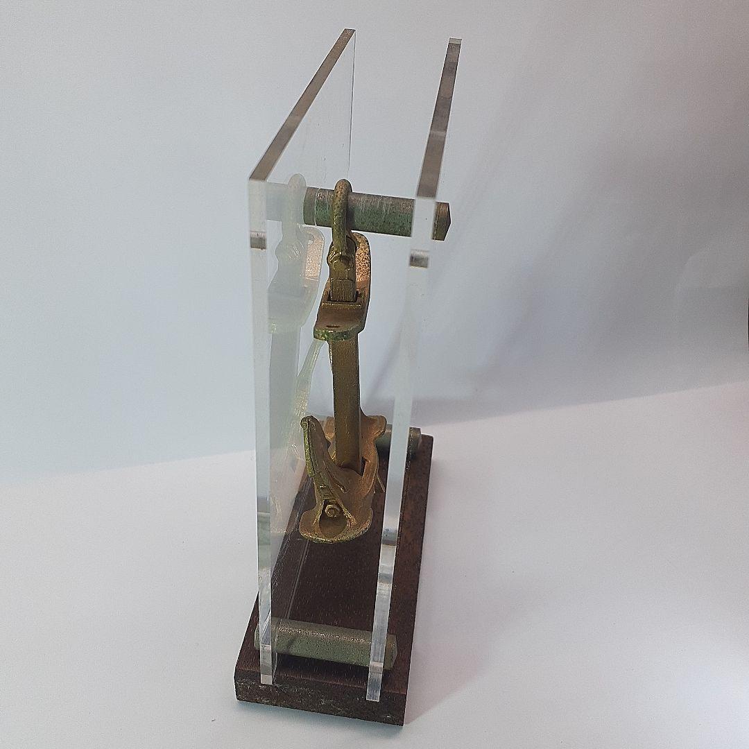 軍艦陸奥引揚記念の錨模型、ヴィンテージ