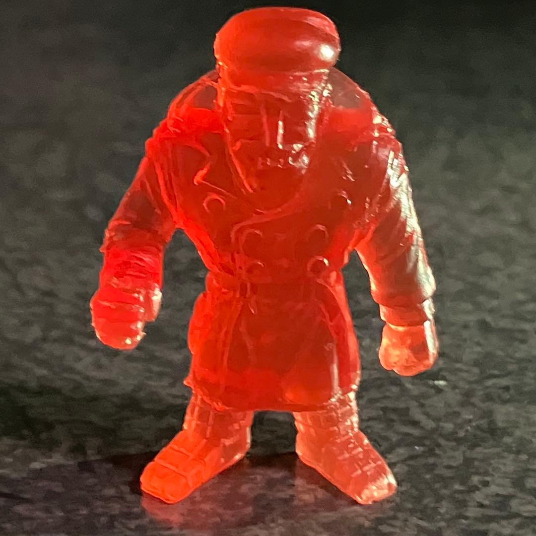 老サンシャイン クリアレッド 海外版キン消し 2002 キン肉マンⅡ世