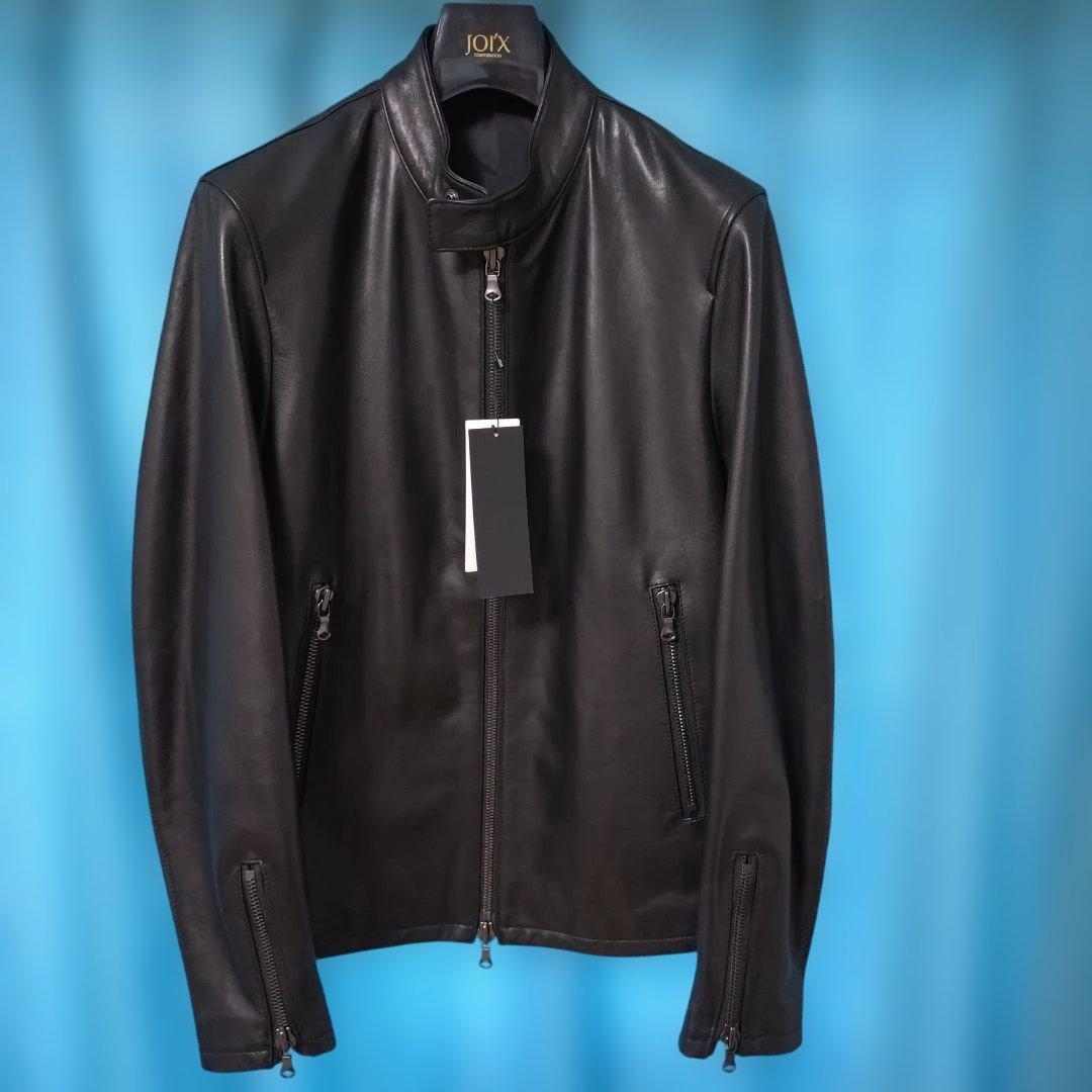 新品　ジョセフオム　ライダース　ジョゼフ　レザージャケット　ラムレザー　タグ付き