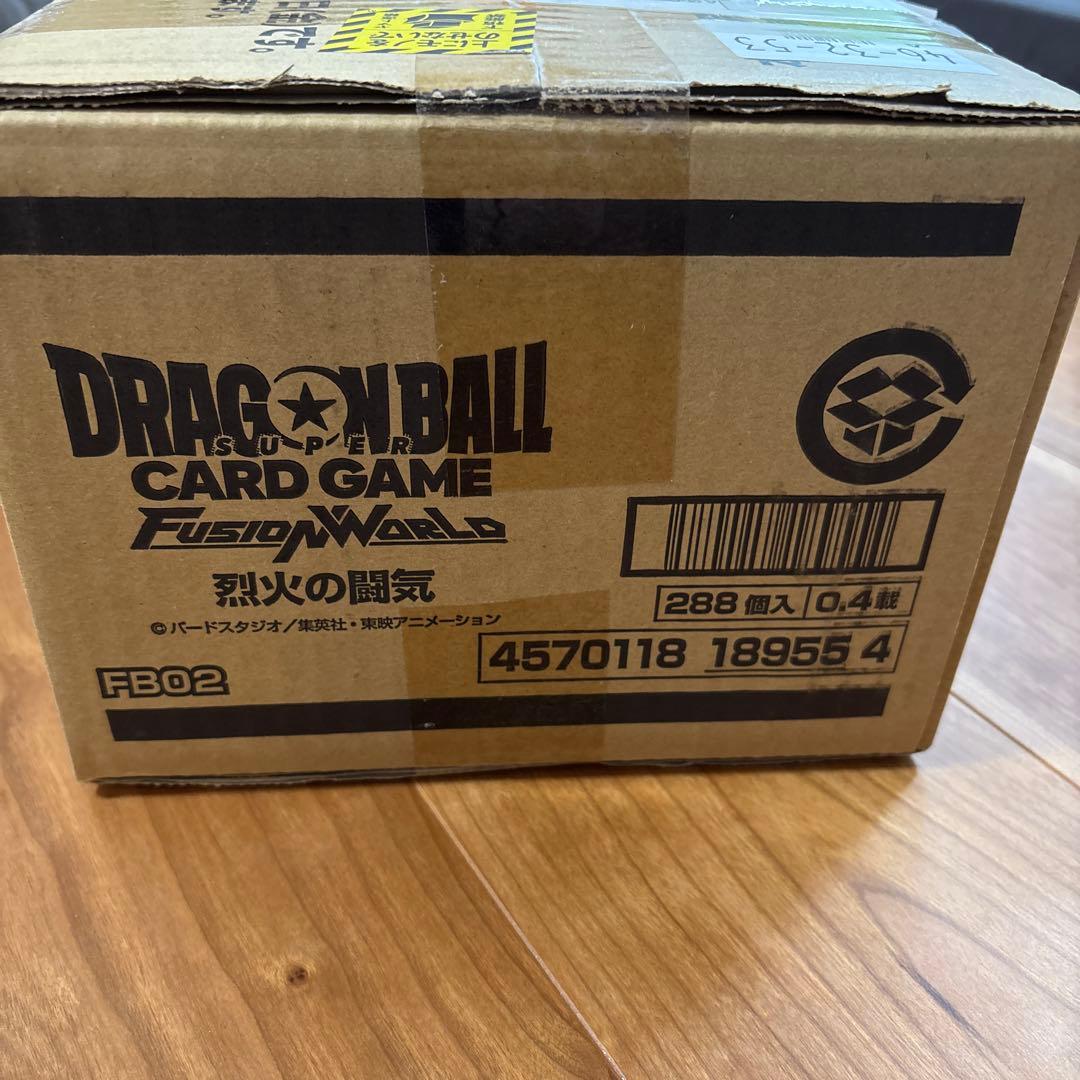 ドラゴンボール フュージョンワールド 烈火の闘気 未開封1カートン