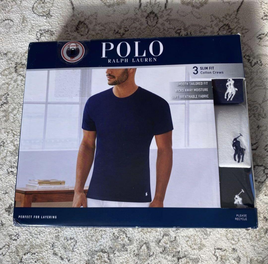 Polo Slim fit tee ポロスリムフィット s 3枚入り　新品未開封