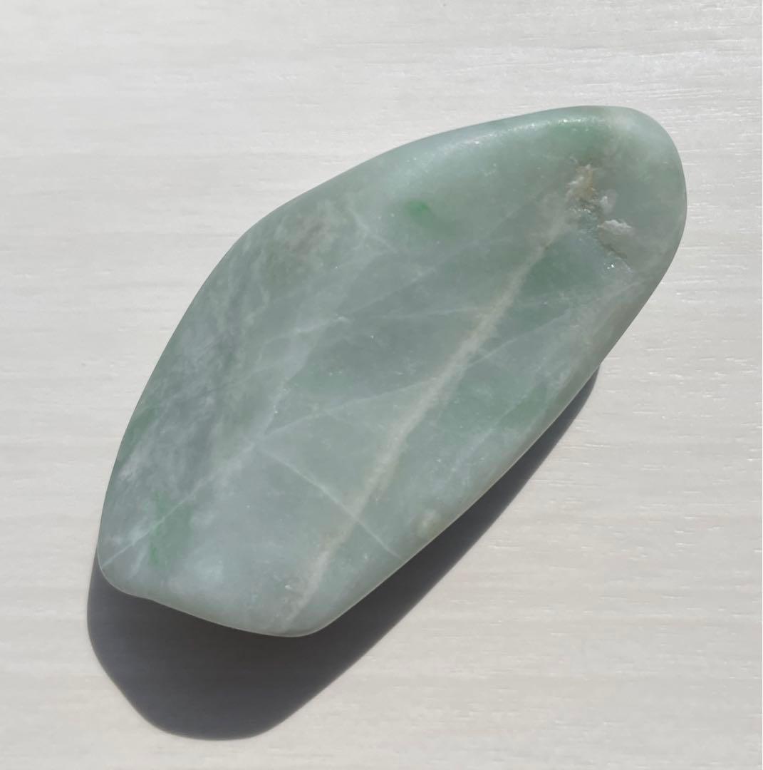 糸魚川翡翠 ヒスイ 66g 緑×白