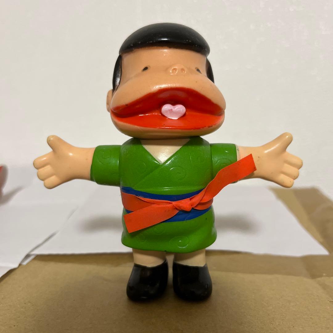 ⚠️レア　天才バカボン　パパ　ソフビ　丸越　当時物