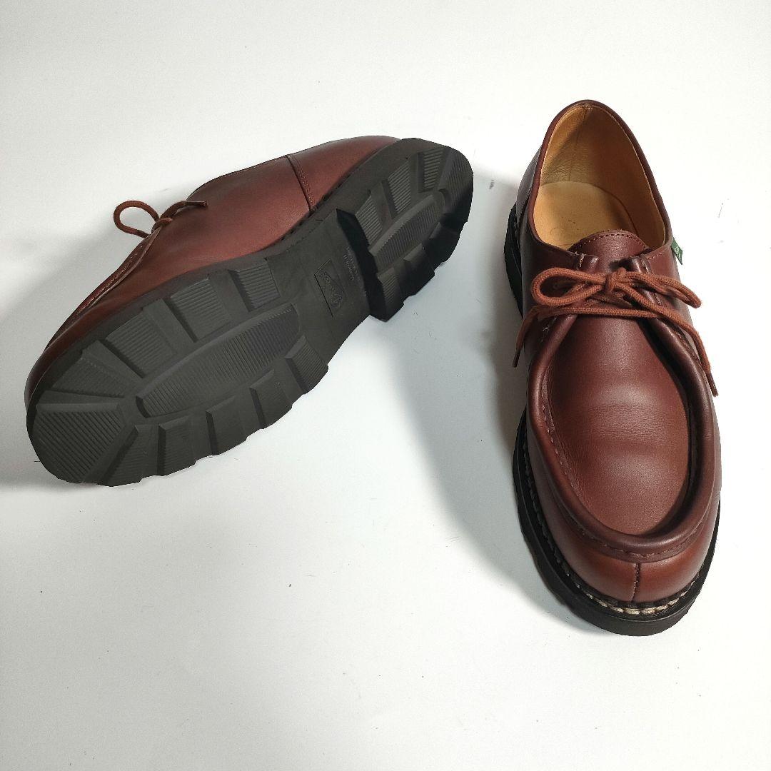 パラブーツ ミカエル 43.5 マロン レザー チロリアンシューズ