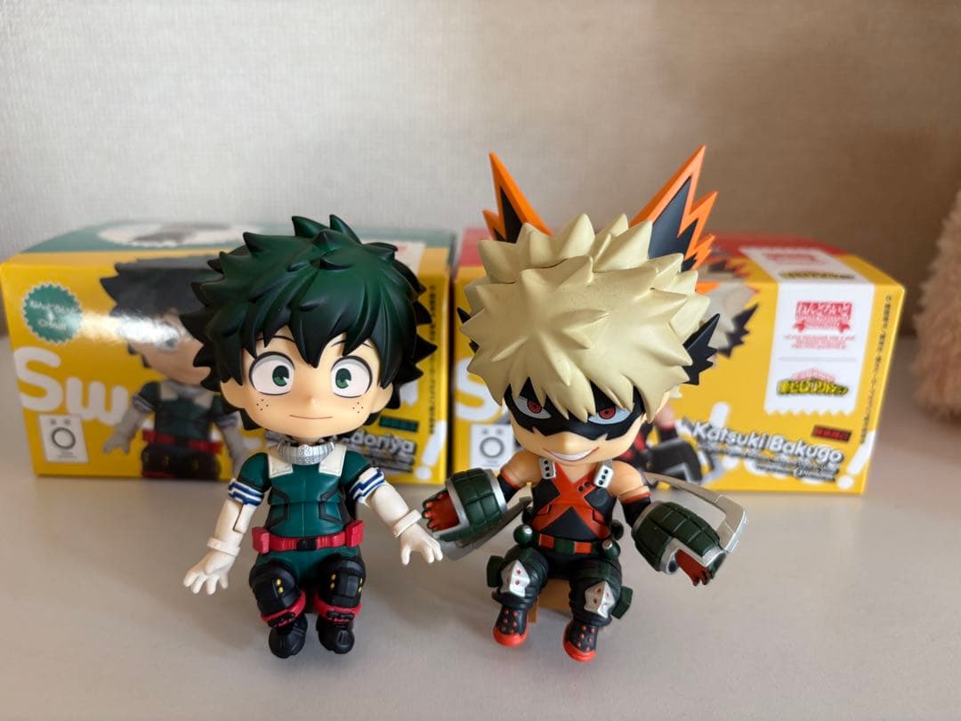 僕のヒーローアカデミア　ねんどろいど　緑谷出久　爆豪勝己　すわっちゃお