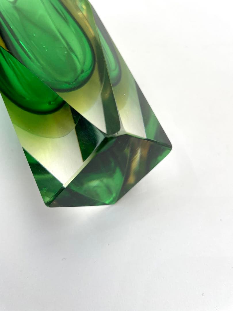 ミッドセンチュリー　ヴィンテージムラーノガラス　花瓶　オブジェ