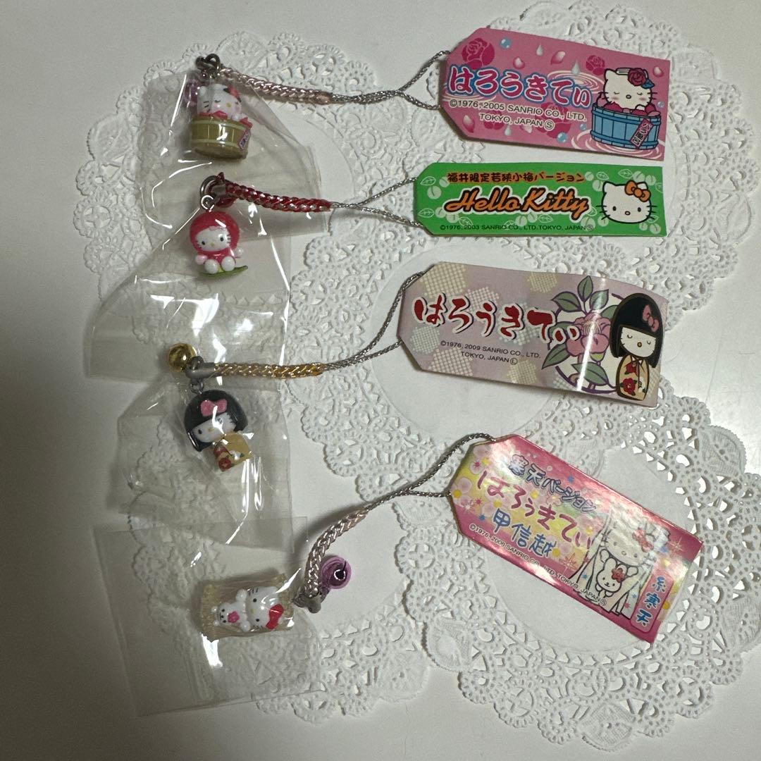 サンリオ ハローキティ ご当地 ストラップ キーホルダー根付 まとめ売り63点