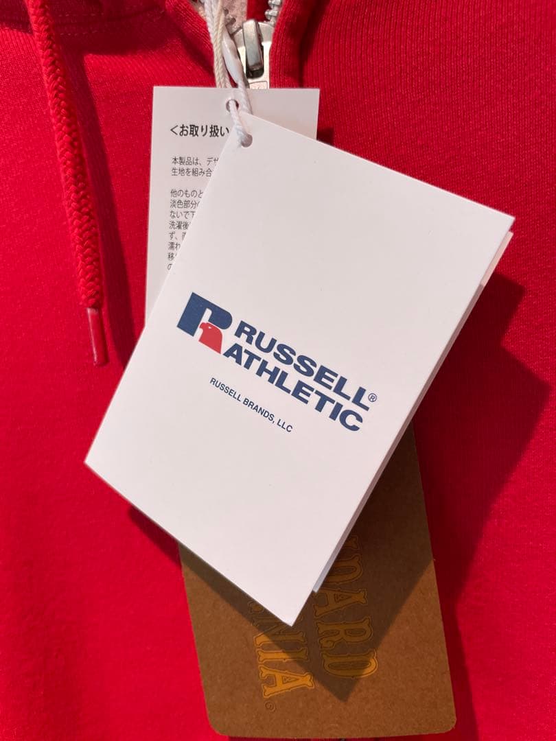 トップス RUSSELL / SD W Face Logo Zip Hood Sweat