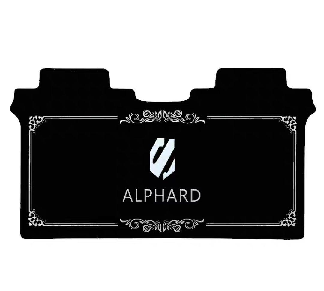 ALPHARD フロアマット ホワイト ブラック