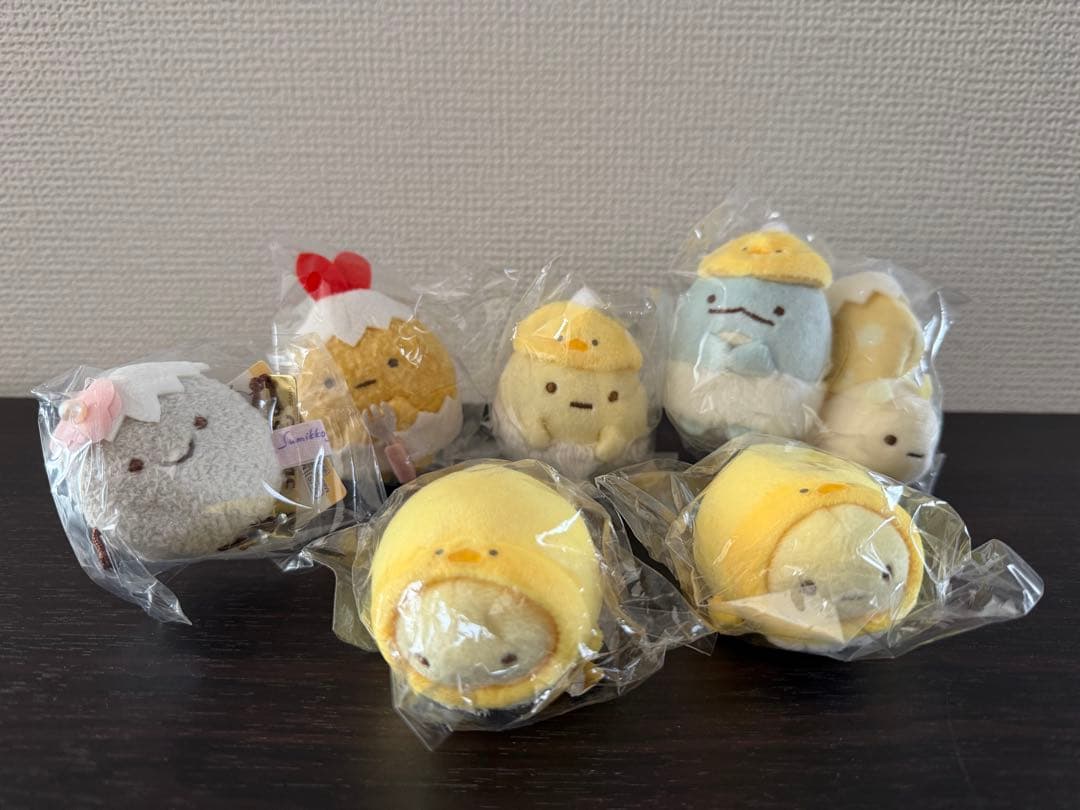 すみっコぐらし　たぴよこ　てのりぬいぐるみ