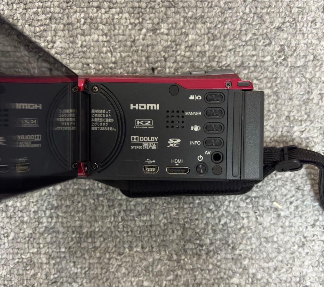 美品 JVC Everio GZ-E700-R ハイビジョン ビデオカメラ