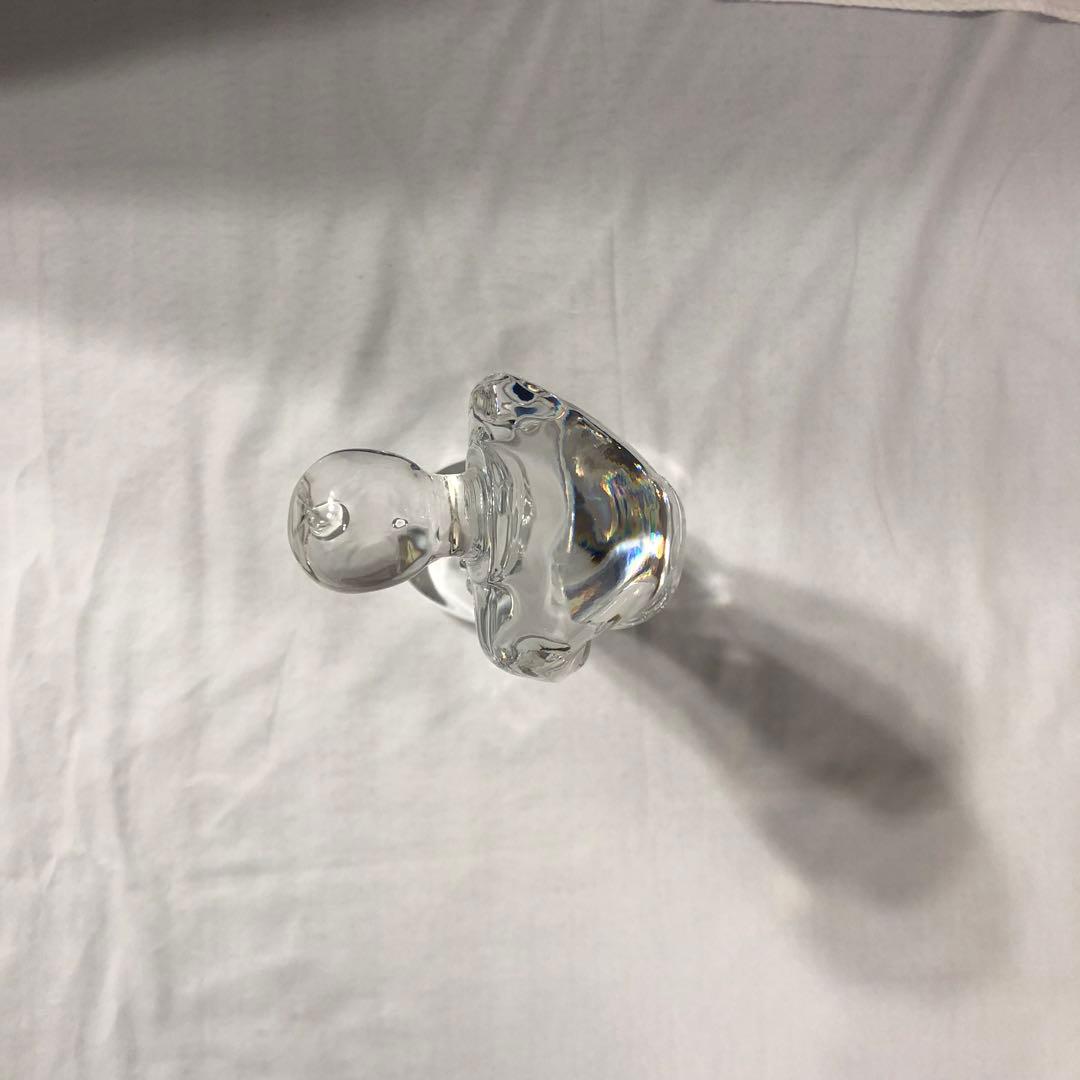 バカラ ゴルフ パターをする男性 アンティーク クリスタル ガラス 置物