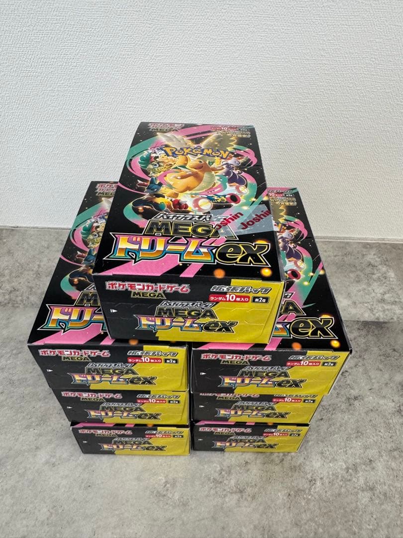 ポケモンカードゲーム MEGAドリームex 7箱セット シュリンクなし