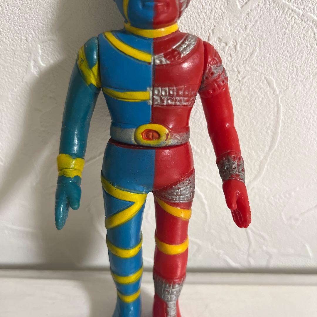 ⚠️貴重・レア　黒目　キカイダー　ソフビ　当時物　昭和レトロ　ミドルサイズ