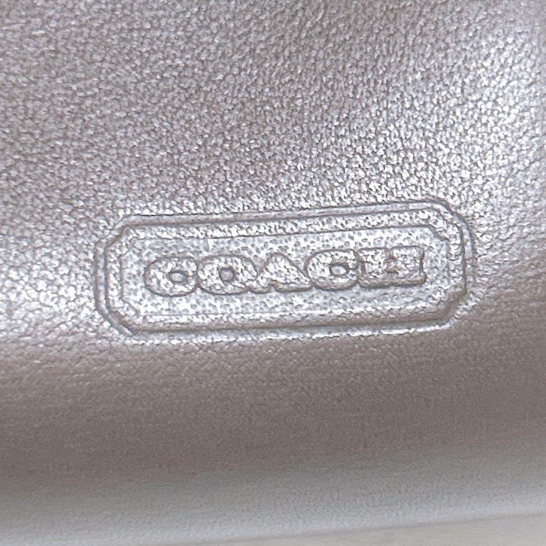 COACH✨オールドコーチ ケース キーリング付き レザー ダークブラウン