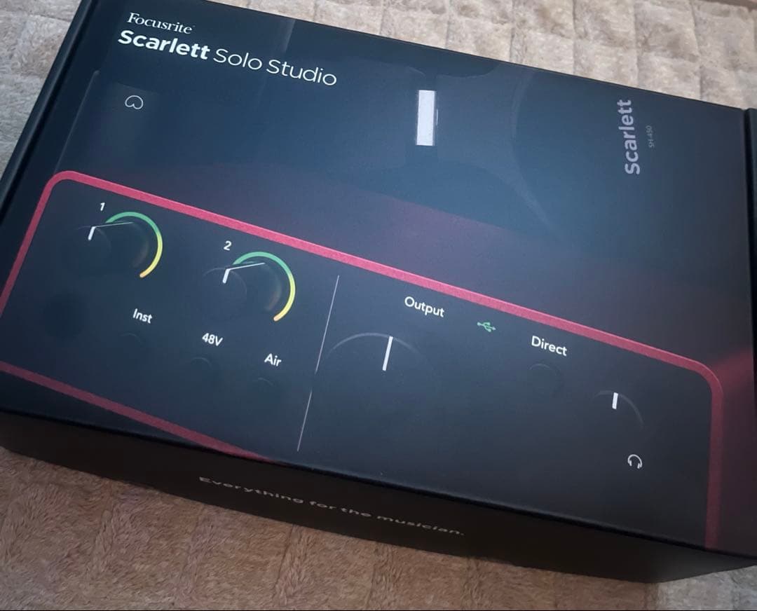 Focusrite Scarlett Solo Studio 第4世代 セット
