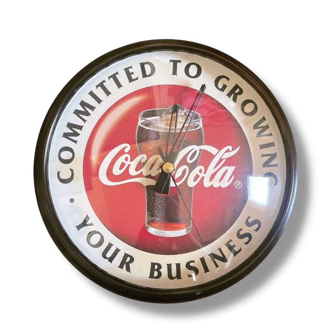 レア✨非売品 コカコーラ 壁掛け時計 レトロ アンティーク 時計 ヴィンテージ