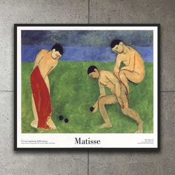 額装済/ボール遊び 1908/マティス/ポスター/インテリア/アート