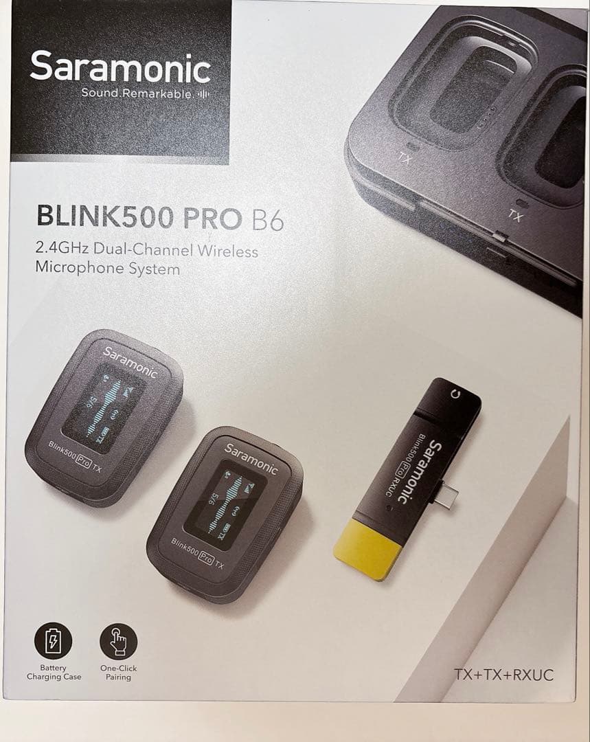 ❇️新商品❣️Saramonic BLINK500 PRO B6 ワイヤレスマイク