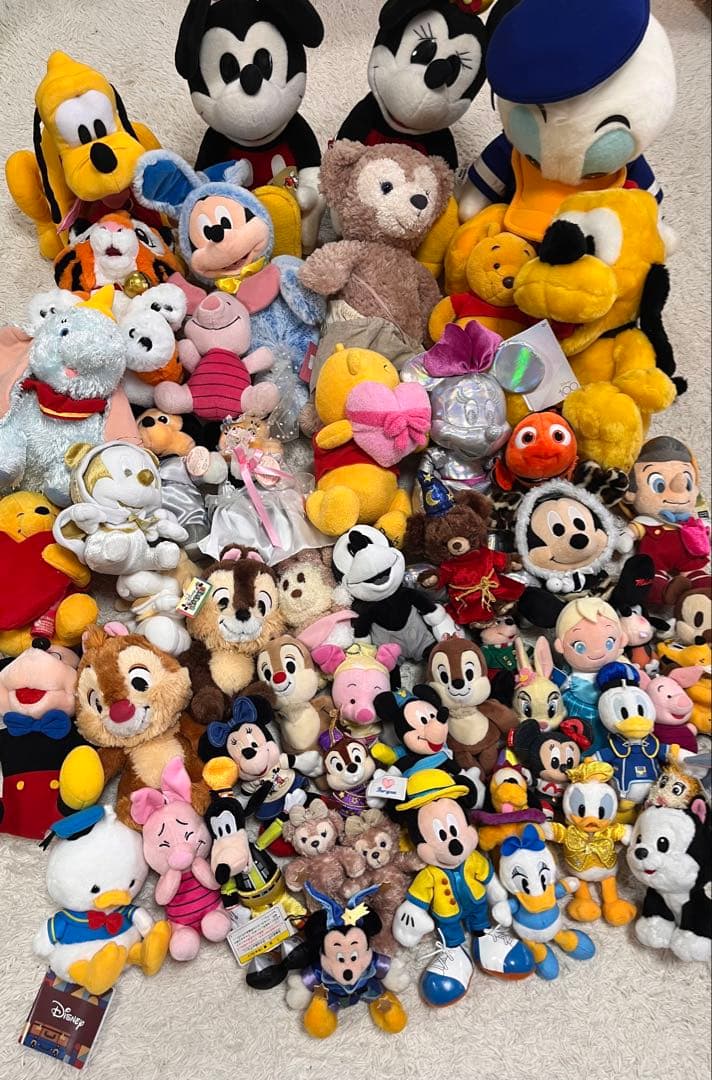 ディズニー ぬいぐるみ マスコット ディズニーランド　ディズニーシー　プライズ