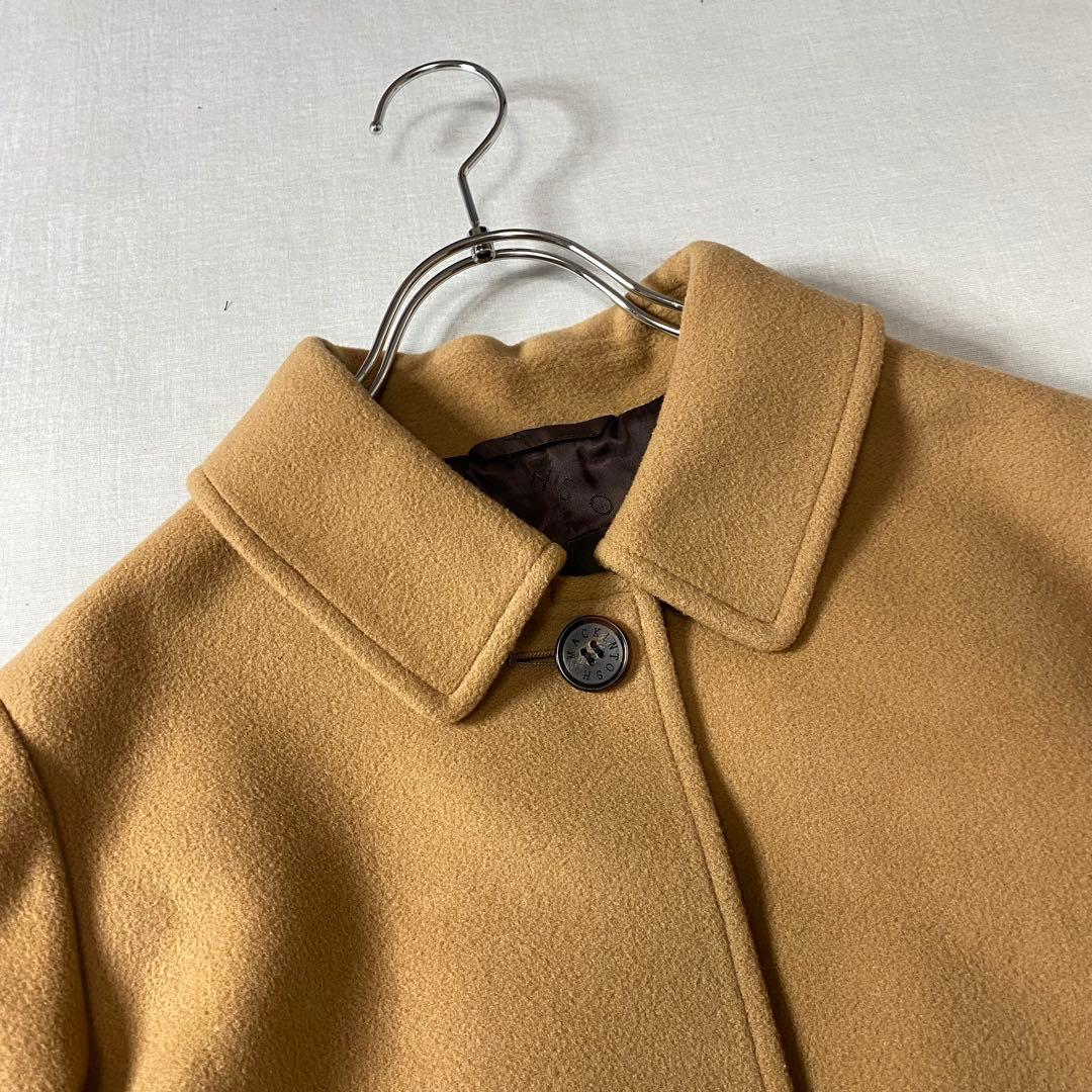 《美品》マッキントッシュロンドン チェスターコート ウール キャメル【L】通勤