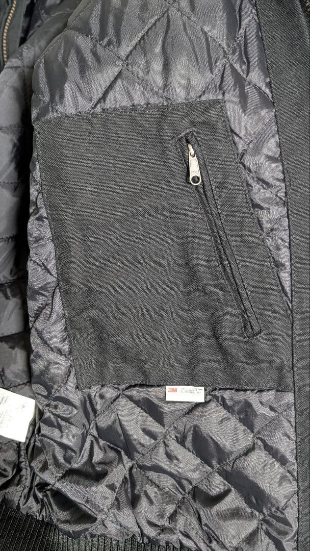 Carhartt キルティングライナー ダック フードジャケット Lサイズ